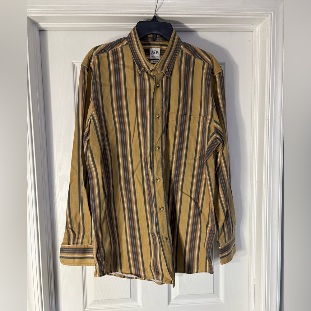 Zara Multicolor Striped Shirt
